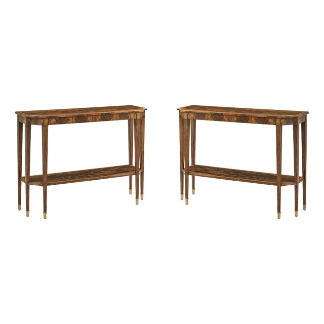 Pair of Classic Console Tables For Sale