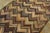 Brown 1920s Multi Brown Zig Zag Folk Art Antique American Hooked Rug 2' 7'' X 4' 6'' Handwoven Wool Carpet For Sale - Image 8 of 13