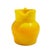 Glass Vintage Cadmium Yellow Opaline Blown Glass Pitcher For Sale - Image 7 of 12