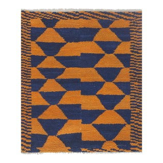 Turkish Orange Tulu Rug 3'10''x4'2'' For Sale