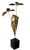 Mid 20th Century Brutalist Torch Cut Metal Flower After Jere C. 1970's For Sale - Image 5 of 6
