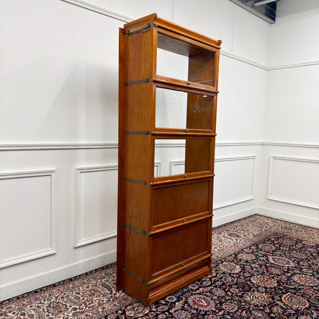Bookcase Door in Ash and Glass from Globe Wernicke For Sale - Image 6 of 17