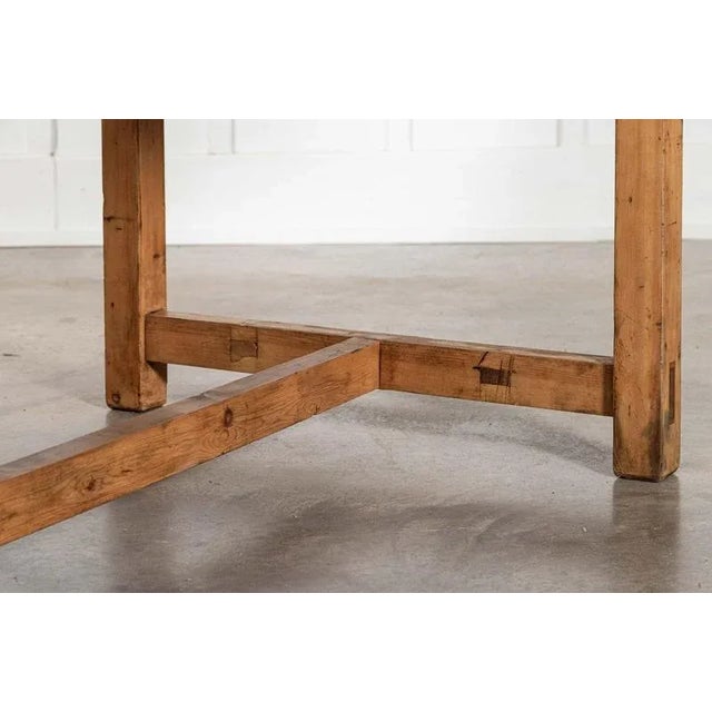 English Farmhouse Table, 1940s For Sale - Image 14 of 16