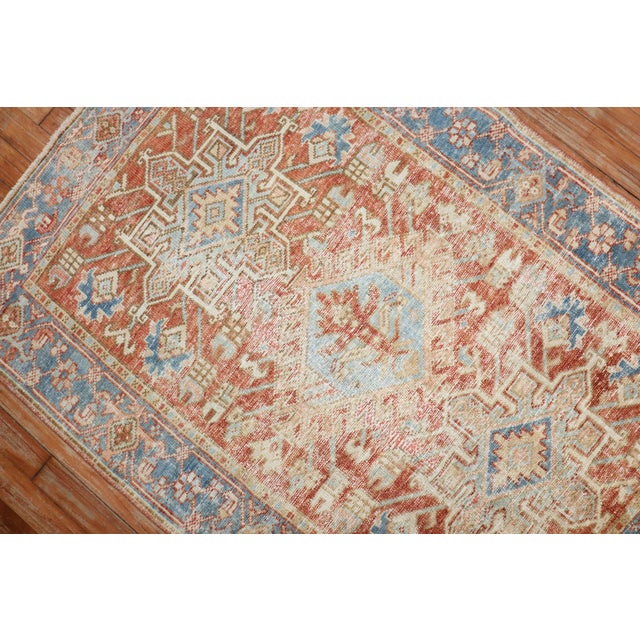 1920s Worn Heriz Rug For Sale - Image 12 of 18