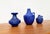 Mid-Century German Minimalist Cobalt Blue Vases from Hartwig Heyne Pottery, 1960s, Set of 3 For Sale - Image 18 of 18