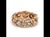 Bochic “Vintage” Fancy Chocolate, Greenish Diamond 18K Rose Gold Band Ring For Sale - Image 11 of 15