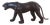 1970s Massive Mid-Century Six-Foot Panther Sculpture, Leather Wrapped, Glass Eyes For Sale - Image 5 of 7