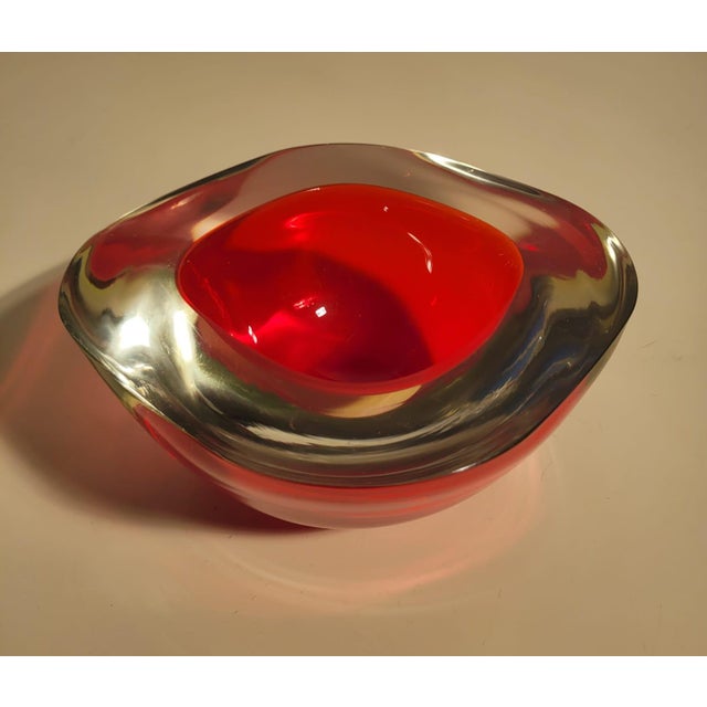 Flavio Poli Murano Glass Valet Tray by Flavio Poli for Seguso Vetri d'Arte, 1960s For Sale - Image 4 of 14