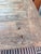 Vintage Restoration “Flatiron” Dining Table Reclaimed Elm Barn Wood Door & Iron Trestle/Casters For Sale - Image 10 of 12