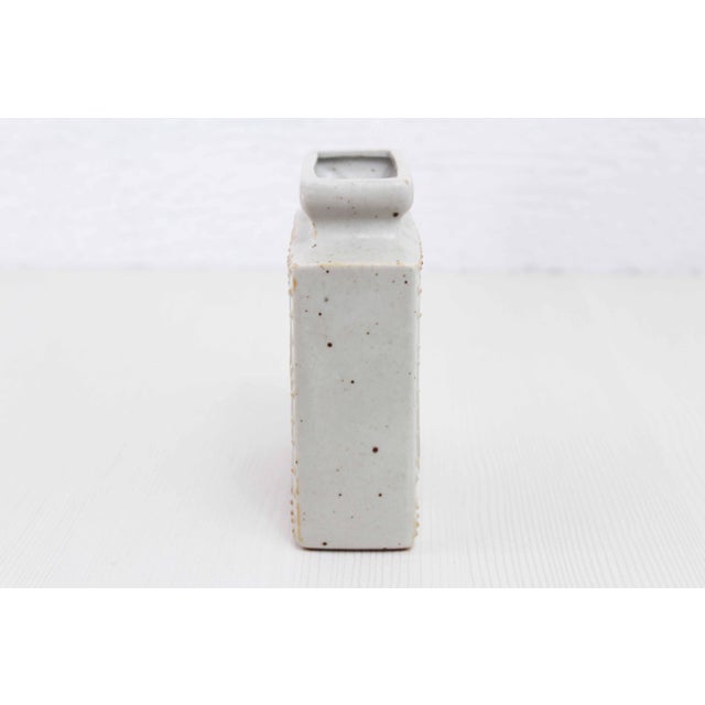 Beige Scandinavian Ceramic Vase, 1960s For Sale - Image 8 of 11