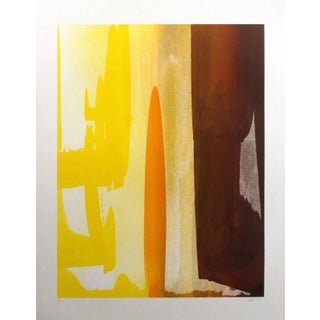 1975 Abstract Monotype by Kristin Gipson For Sale
