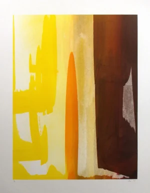 1975 Abstract Monotype by Kristin Gipson