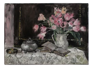 Magdalena Spasowicz, Still Life with a Sugar Bowl, Oil on Canvas, 2010