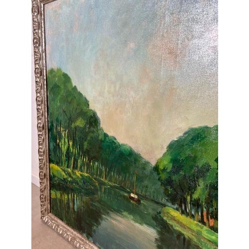 Joseph De Coene, De Leie bij Deurle, Oil Painting on Canvas For Sale - Image 5 of 8