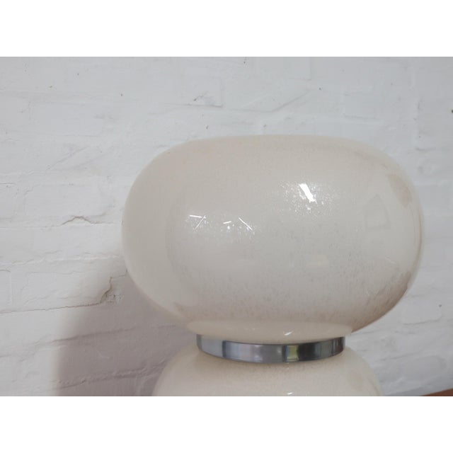 Murano Pulegoso Glass Table Lamp from Mazzega, 1970s For Sale - Image 10 of 12