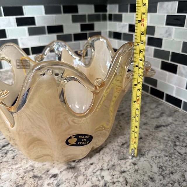 Vintage Murano Art Glass Splash Bowl For Sale In Phoenix - Image 6 of 9