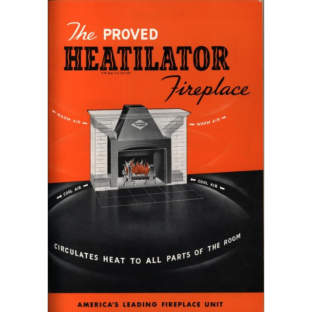 c. 1930s-1940s; Heatilator Co. - Syracuse, NY Architectural aluminum salesman's model demonstrating the patented...
