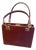 A 1960s Gucci Vintage Red Leather and Brass Hardware Evening Bag For Sale