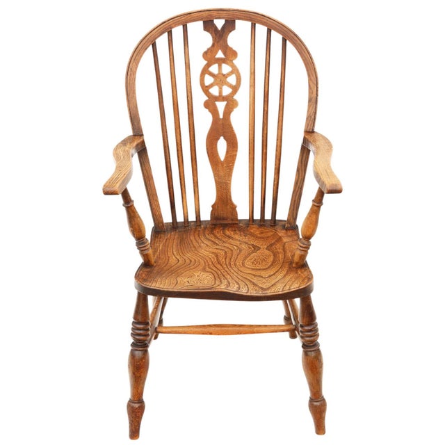 Brown Antique Ash, Elm and Beech Dining Chairs from Harlequin, Set of 8 For Sale - Image 8 of 16
