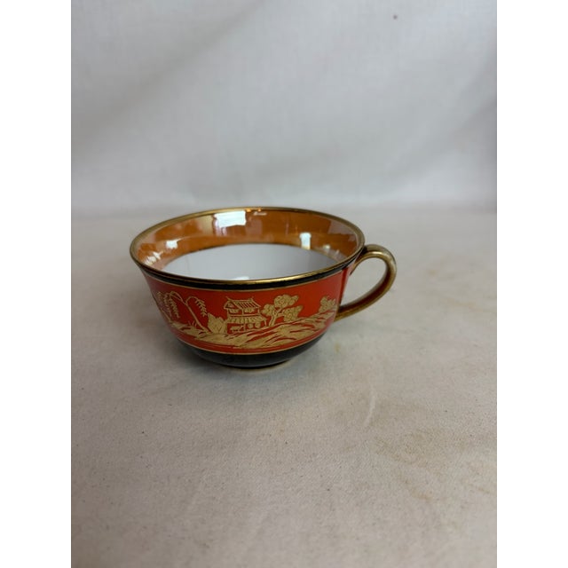 Noritake 1920s Noritake Hand Painted Japanese Tea Set - 11pcs For Sale - Image 4 of 6