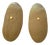 Pair of Durga Sconces, Ceramic, Glazes, Brass & Lighting Components For Sale