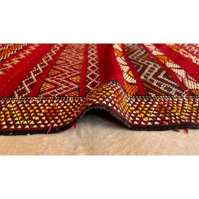 1980s Ethnic Vintage Moroccan Kilim - 12.1 X 5.41 Ft For Sale In Cleveland - Image 6 of 10