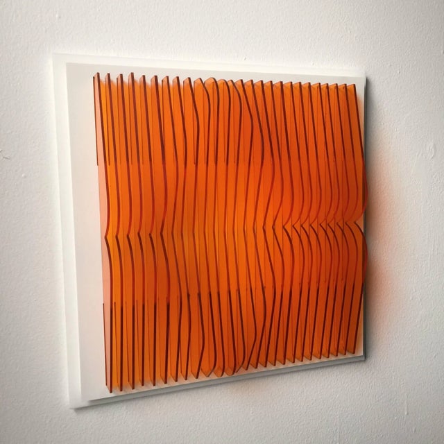 Abstract Jose Margulis, Trans Amber Pond, 2016 For Sale - Image 3 of 5