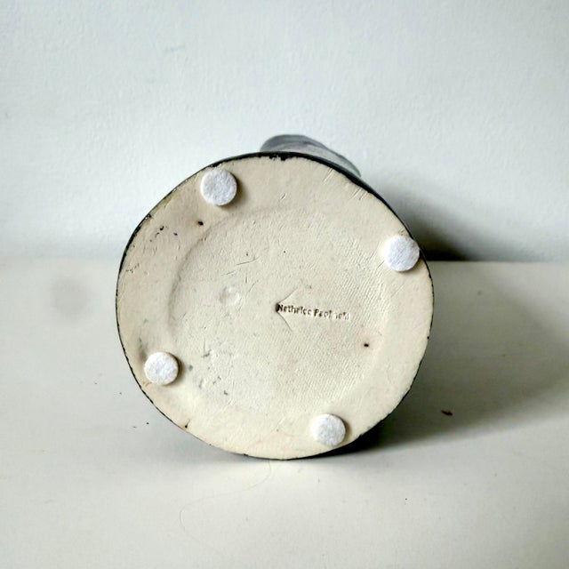 Ceramic Nathalee Paolinelli Studio Pottery Porcelain Vase With Glossy Glaze, Canada For Sale - Image 7 of 12