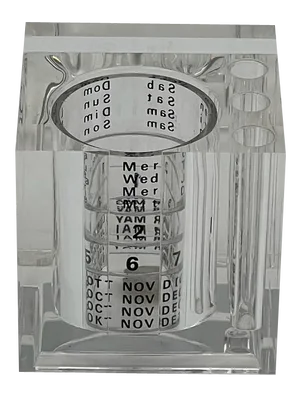 Desk Organizer with Calendar by Fabio Manlio Ciocca for Guzzini, 1980s