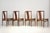 Chairs in Pau Ferro Veneer by Henning Sorensen for Danex, 1960s, Set of 4 For Sale - Image 4 of 11