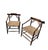 Dutch Oak and Rush Chairs, 1930s, Set of 2 For Sale - Image 9 of 15