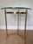 Mid-Century Modern Mid-Century Italian Style Brass & Glass Cocktail Table With Sculptural Hooved Feet For Sale - Image 3 of 8