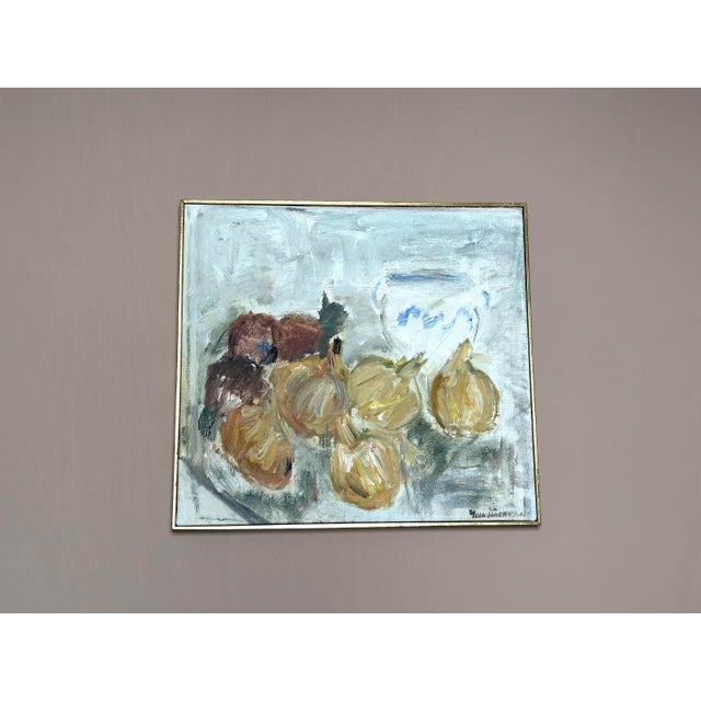 Ylva Hakanson Byström, Fruits, 1960s, Oil on Canvas, Framed For Sale - Image 10 of 18