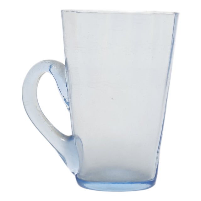 Art Deco Uranium Measuring Jug, Former Czechoslovakia, 1930s For Sale