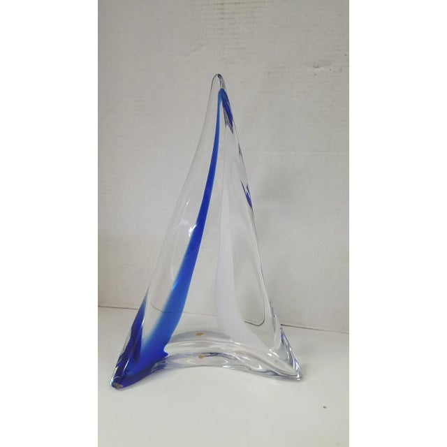 Transparent Vintage Art Glass Sculpture For Sale - Image 8 of 8