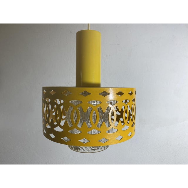 Vintage Space Age Hanging Lamp, 1970s, in Good conditions. Designed 1970 to 1979 European Plug (up to 250V).The wiring of...