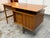 Traditional Hooker Furniture Mainline Collection Two-Tiered Walnut Desk, Vintage For Sale - Image 3 of 12