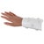 Plastic Krizia White Resin Lucite Cuff Bangle Bracelet with Cabochons For Sale - Image 7 of 13