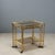 Brass and Smoked Glass Nesting Coffee Tables, 1980s, Set of 3 For Sale - Image 3 of 9