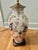 1970s Vintage Tobacco Leaf Chinoiserie Porcelain Lamp With Double Happiness Finial and Ming Style Base - Shade Included For Sale - Image 5 of 12