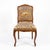 1950s French Carved Oak Chair in Brunschwig & Fils Chinoiserie Leopard Fabric For Sale - Image 4 of 6