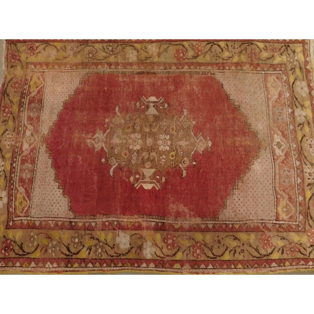 Textile 1930s Hand Knotted Turkish Area Rug For Sale - Image 7 of 13