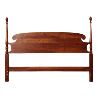 Stickley Traditional Cherry King Size Poster Bed Headboard For Sale