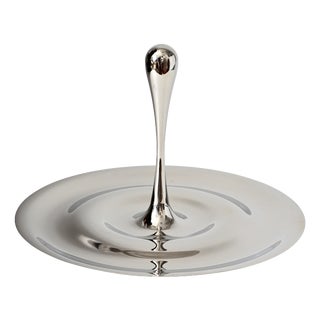 Stainless Steel Flow Fruit Bowl by Gijs Bakker for Keltum, 2000s For Sale