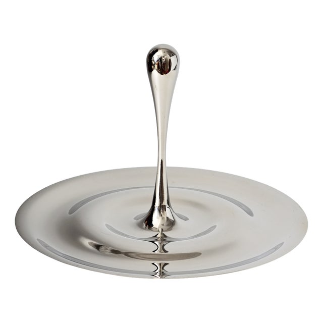 Stainless Steel Flow Fruit Bowl by Gijs Bakker for Keltum, 2000s For Sale