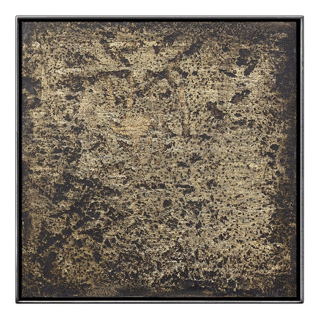 Mats Wieslander, Whispers of the Forest No 4, 2025, Acrylic and Ink on Oxidized Sheet Metal For Sale