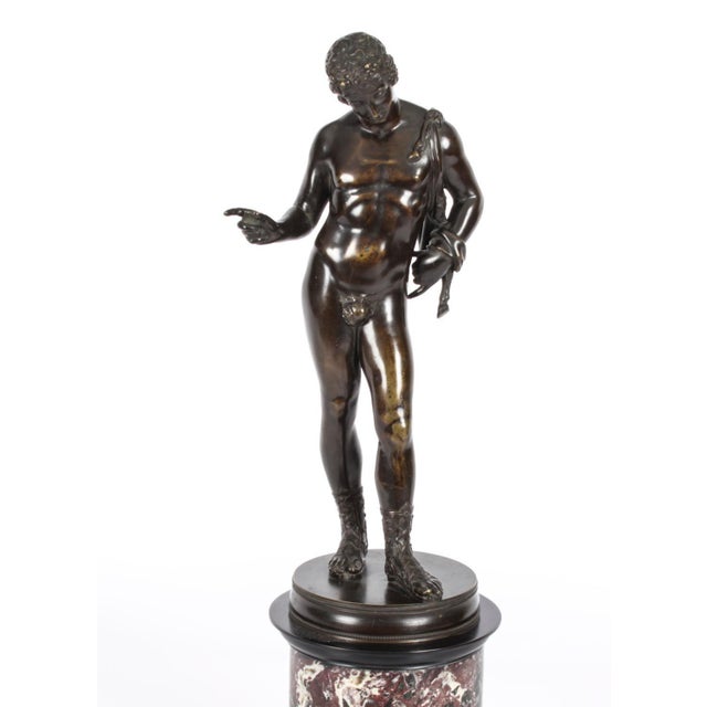 This is a superb large antique Grand Tour patinated bronze version of David, dating from the mid 19th Century. The bronze...