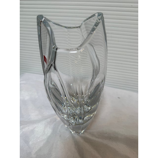Baccarat Baccarat Giverny Vase With Box For Sale - Image 4 of 12