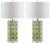 27 Inch H Table Lamp in Green - a Pair For Sale - Image 9 of 9