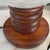 Brown Mid-Century Portuguese Wood and Frosted Glass Table Lamps, 1960s, Set of 2 For Sale - Image 8 of 12